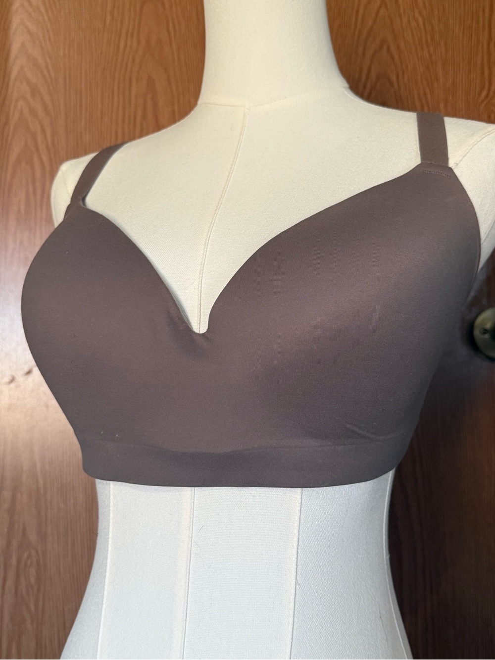 Soma Wireless T-Shirt Bra in Chocolate Brown